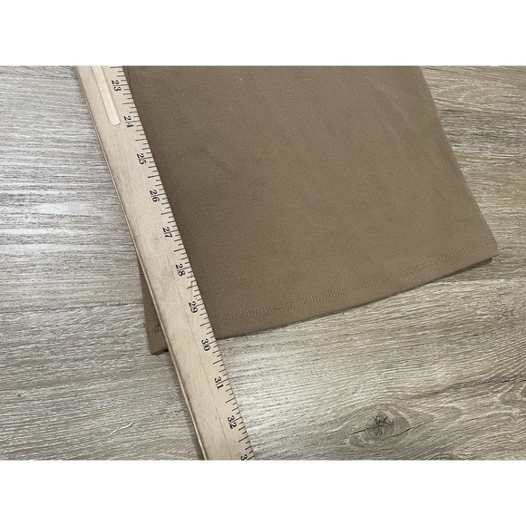 NWT H&M Flare Pants Womens Sz 2XL Pull on Stretch Bootcut Flare Trousers Brown - Picture 8 of 9